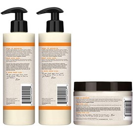 Carol’s Daughter Coco Creme Sulfate Free Shampoo and Conditioner Set with Silicone Free Hair Butter, for Very Dry Curly Hair, with Coconut Oil and Man