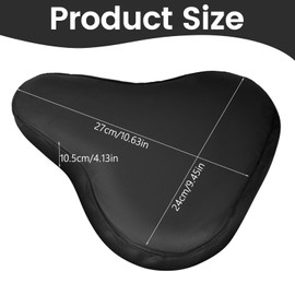Apausvcm Bike Seat Cover, Waterproof Bicycle Seat Cover Black Rainproof Dustproof Bike Saddle Cover with Drawstring Washable Bikes Seat Cushion Cover for Women Men Mountain Road Bicycle