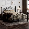 LoVinson Full Bed Frame with Headboard and Footboard, Modern Metal