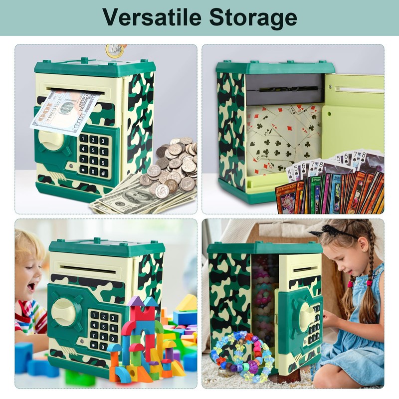 Pup Go Money Box for Kids Age 3-12, Kids Safe,