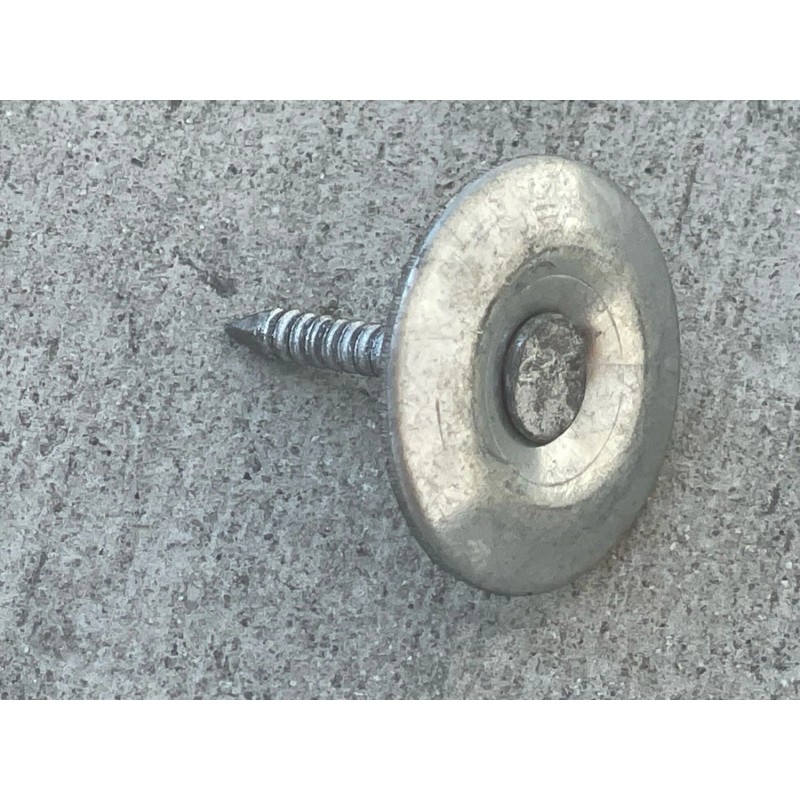 Sandbaggy 1" Metal Cap Fluted Masonry Nails - Galvanized (appx.