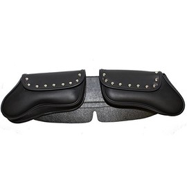 Billys Biker Gear Studded 2 Pocket Motorcycle Windshield Bag