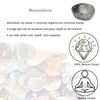 Moonstone Healing Crystal Stones, 1.25-2.0" Large Reiki Healing Gemstones Natural