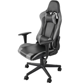 Hottoby Grey Gaming Seat With Roller Fit Our Stand For Racing Gaming Wheel Stand