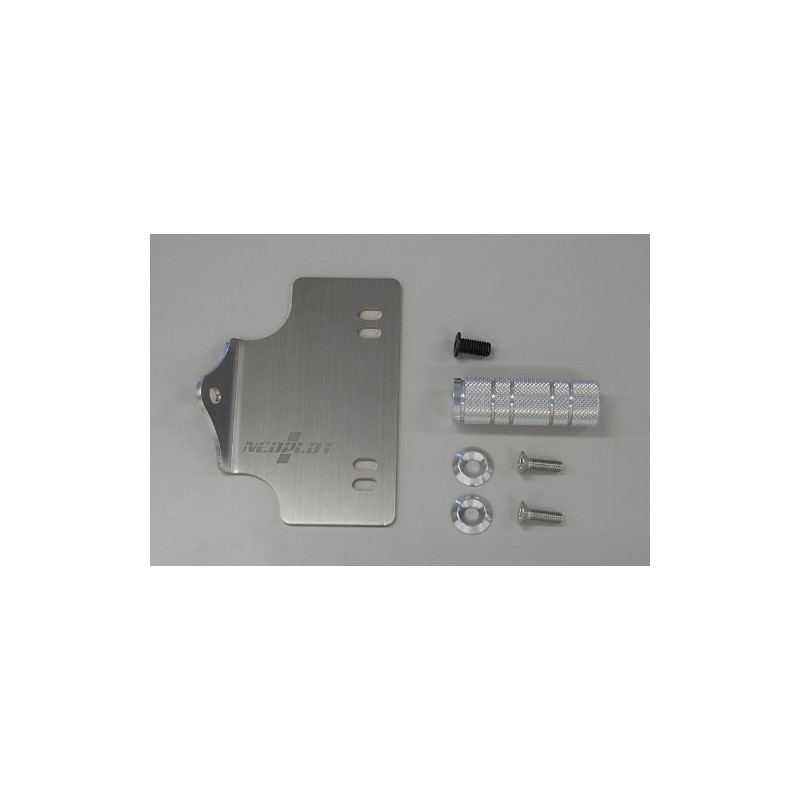 NEOPLOT NP70210 Foot Rest Bar NEO Silver (Clear), Subaru BRZ