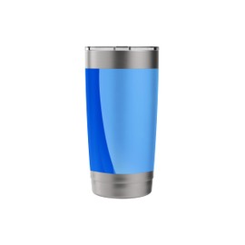 Minimalist Blue Design Simple Modern Style Stainless Steel Insulated Tumbler