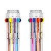HeTaoCat Multicolor Pens 3 Pack 0.5mm 10-in-1 Retractable Ballpoint Pens