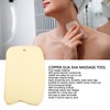 Skin Gua Sha Massage Plate Copper High Conductivity Body Skin