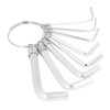 8 Piece Hex Key Set, L-shaped Metric Wrench, Portable Hex