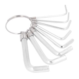 8 Piece Hex Key Set, L-shaped Metric Wrench, Portable Hex Key Set for Basic Home Repairs and General Applications