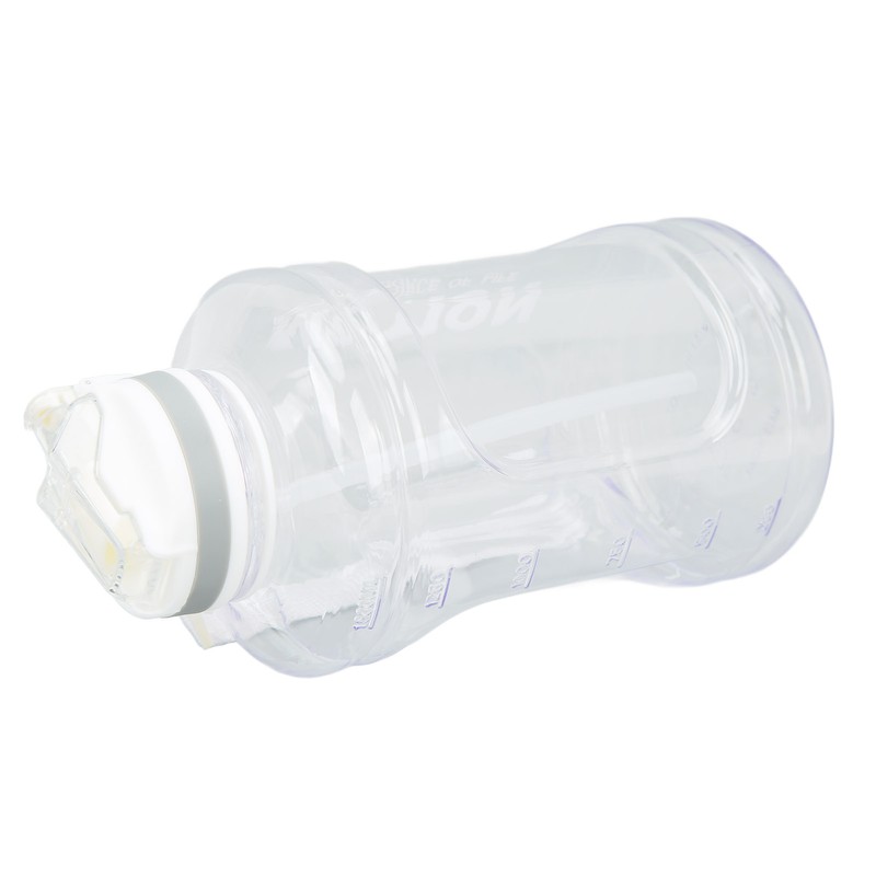 1500ml Large Capacity Sports Water Bottle Portable Scale Marking Poping