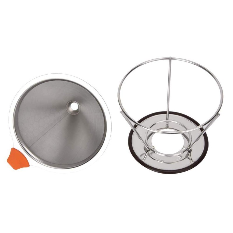 Coffee Dripper Stainless Steel Pour Over Coffee Dripper With Stand