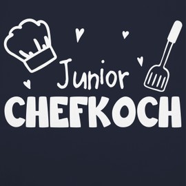 Shirtracer - Children's Apron Children Boys Girls - Cooking Apron - Junior Chef, 1 Navy Blue