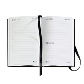 Miquelrius - Natura 2022 Year Planner - Day per Page - Passport Size 90 x 140 mm (approx. A6) - Matte Hard Cover - Lilac Forest - Catalan
