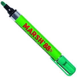 Partners Brand PMK110GN Marsh 88fx Metal Paint Markers, Green (Pack of 12)
