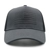 WALNOVA American Flag Trucker Cap, Adjustable Mesh Snapback USA Flag