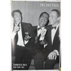 The Rat Pack (Carnegie hall 1961) Poster vintage  24.50" X 35" NOS (b786)