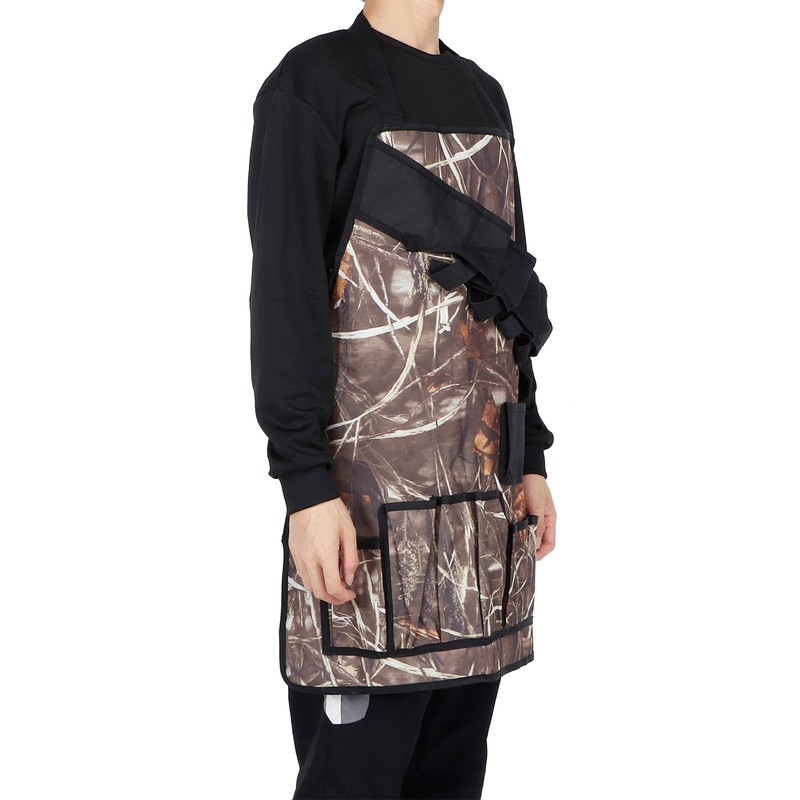 Multi Pockets Apron 600D Oxford Fabric Camouflage Picnic Barbecue Aprons