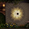 Hapjoy Solar Fence Lights 2 Pack Outdoor Deck Step Wall