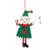 Gallerie II Elf Ornaments, Assortment of 2, A/2 Green