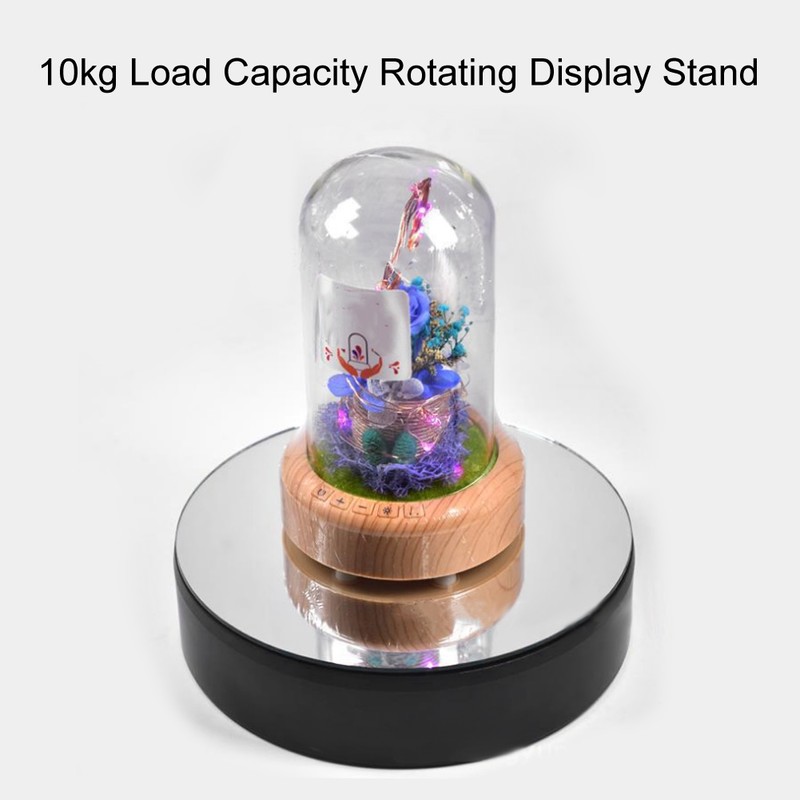 10kg Load Capacity USB Electric 360 Degrees Rotational Turntable Display