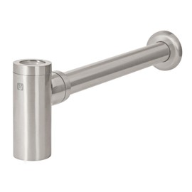 Foset CE-212N, Céspol de bote p/lavabo minimalista s/contra, satín, 1-1/4"