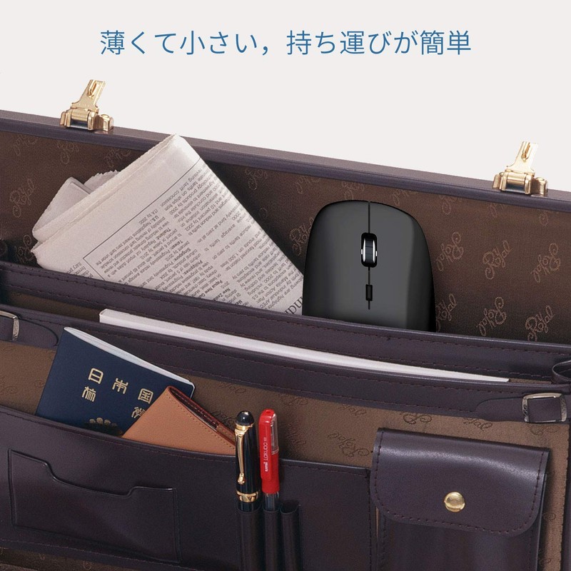 Bluetooth Mouse, Wireless Mouse, Wireless Quiet, Small, Thin, Portable, No