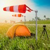 2Pcs Hanging Reflective Windsock Flags for Outside Rip Stop Airport