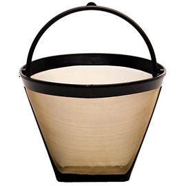 THE ORIGINAL GOLDTONE BRAND Reusable Cone-style #2 4-8 Cup Coffee Filter with Handle