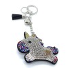 Unicorn Bling Unicorn Diamond Women Keychain Glitter Rainbow Tassel Charm