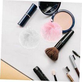 Fluffy Powder Applicator Set of 4 for Makeup Soft Dry Cosmetic Sponges for Foundation and Blush Portable Beauty Sponges for Women Fuzzy Ball Shape Random Style