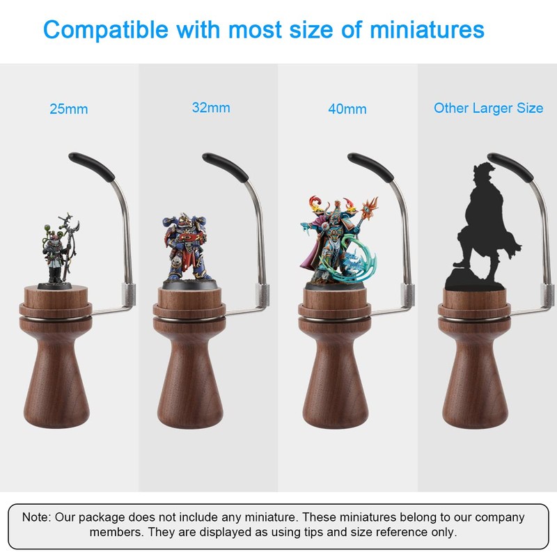 Jucoci Painting Handle for Mini Statues Painting Handle Compatible with
