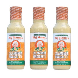 Big Mama's Avocado Oil Calamondin Vinaigrette – No Seed Oils • Paleo-Friendly • Vegan • Keto • Gluten-Free • 12 oz (Pack of 3)