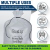 Sand Bags (12 Pack) Empty Sandbags with Ties, Heavy Duty,