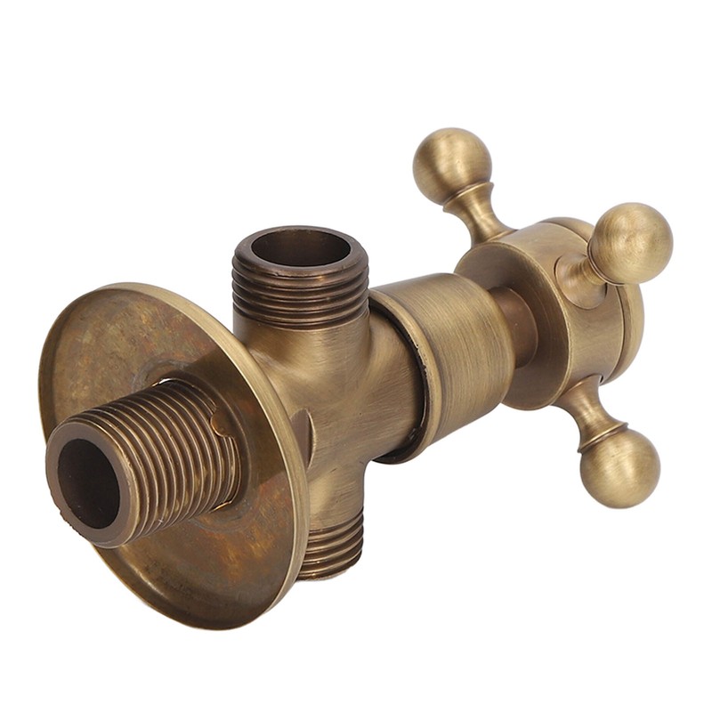Angle Valve Vintage Style Brass High Hardness Good Sealing Cold