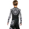 Hardcore Training Kids Rash Guard Compression Base Layer Tights No
