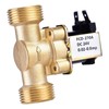 3/4" DC 24V Normally Closed Brass Electric Solenoid Magnetic Valve