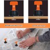 Wkmamo Pack of 402 Tile Levelers, Reusable Tile Leveler, Tile