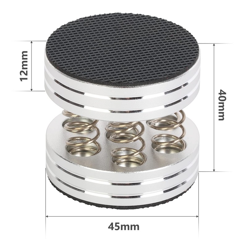 aleawol 4 Pack Large Insulator Speakers Aluminum Spring Speakers 45mm