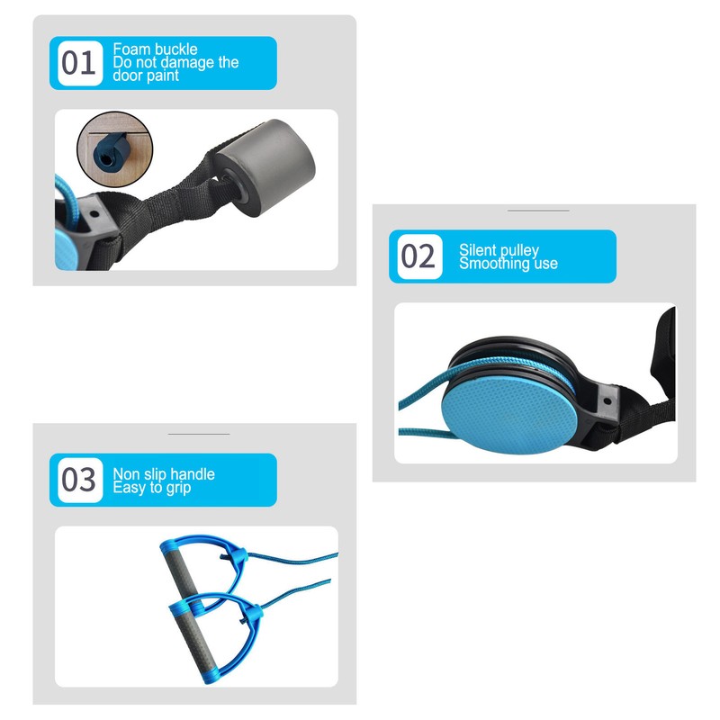 Over The Door Shoulder Pulley Improve Flexibility Arm Rehabilitation Exercise