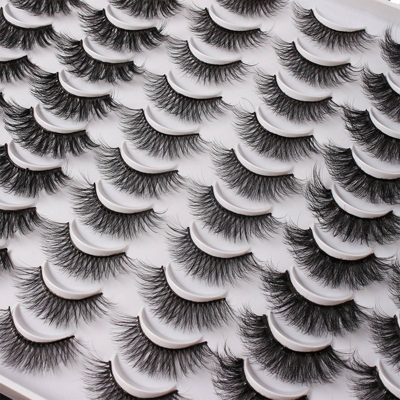 30Pair 3D False Eyelash Fashionable Elegant Comfortable Multi Layer Dense