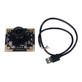 USB Camera Module 2MP Color Global Shutter 120FPS High Speed Scan 100 Degree Distortion Free Dual Mic Webcam Board