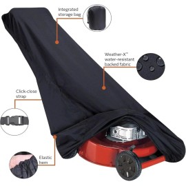 Classic Accessories Walk Behind Lawn Mower Cover, 73 x 25 x 23 Inch NEW IN BOX