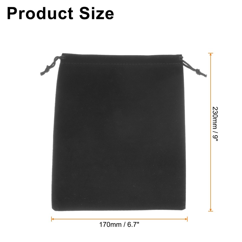 sourcing map 5pcs Headphone Pouch, Headset Carrying Bag, Portable Headphone