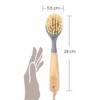 White Magic Eco Basics Cast Iron Brush – Ergonomic Bamboo
