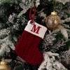 Christmas Stocking – Green A-Z Letter Hanging Christmas Stockings, Christmas