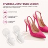 Gel Heel Inserts, Self-Adhesive Half-Sole Pads for High Heels,Clear,P:4-5.5