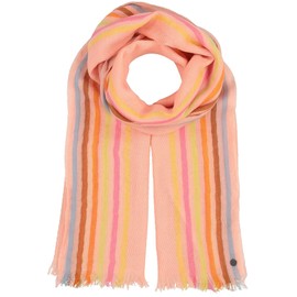 FRAAS Wool Stole with Highlight Stripes - 60 x 180 cm - Lightweight Scarf for Women, Pearl Blush