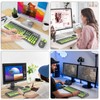 FOPETT Wireless Keyboard and Mouse Combo, 104 Keys Full-Sized 2.4