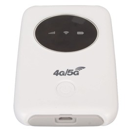 ASHATA Tragbares WLAN, Mobiler 4G WLAN Router, 4G LTE USB Modem, 300 Mbit/s, Hochgeschwindigkeits Reise Hotspot mit SIM Kartensteckplatz, 3200 mAh Akku für Autonutzer Im Geschäftsleben